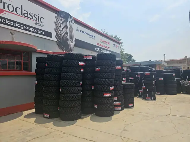 Proclassic Tyres branch with tyre stock